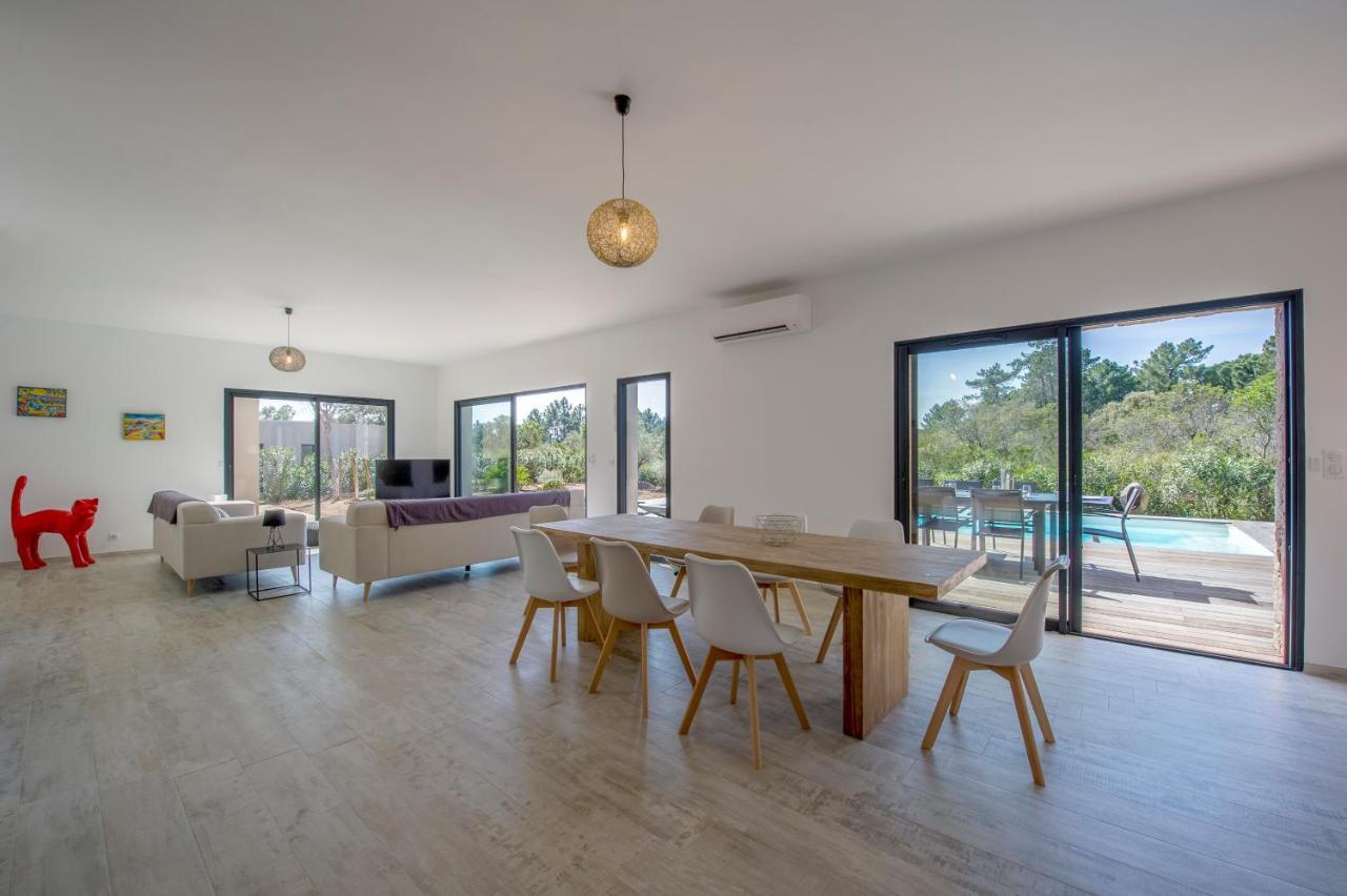 Villa Calme Luxueuse Et Proche Plage Saint-Cyprien Lecci Exterior photo